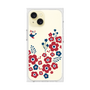 プレミアムスクエアケース［ 北欧フラワーバード ］