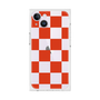 プレミアムスクエアケース［ 市松模様 - Red ］