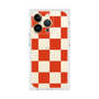 プレミアムスクエアケース［ 市松模様 - Red ］