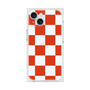 プレミアムスクエアケース［ 市松模様 - Red ］