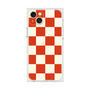 プレミアムスクエアケース［ 市松模様 - Red ］