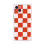 プレミアムスクエアケース［ 市松模様 - Red ］