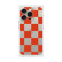 プレミアムスクエアケース［ 市松模様 - Red ］
