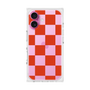 プレミアムスクエアケース［ 市松模様 - Red ］