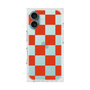 プレミアムスクエアケース［ 市松模様 - Red ］