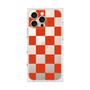 プレミアムスクエアケース［ 市松模様 - Red ］