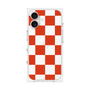 プレミアムスクエアケース［ 市松模様 - Red ］