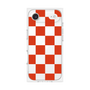 プレミアムスクエアケース［ 市松模様 - Red ］