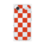 プレミアムスクエアケース［ 市松模様 - Red ］
