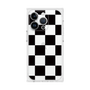 プレミアムスクエアケース［ 市松模様 - Black ］