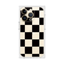 プレミアムスクエアケース［ 市松模様 - Black ］