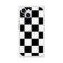 プレミアムスクエアケース［ 市松模様 - Black ］