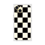 プレミアムスクエアケース［ 市松模様 - Black ］