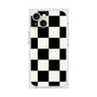 プレミアムスクエアケース［ 市松模様 - Black ］