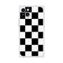 プレミアムスクエアケース［ 市松模様 - Black ］