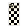 プレミアムスクエアケース［ 市松模様 - Black ］