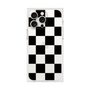 プレミアムスクエアケース［ 市松模様 - Black ］