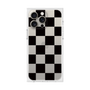 プレミアムスクエアケース［ 市松模様 - Black ］