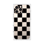 プレミアムスクエアケース［ 市松模様 - Black ］