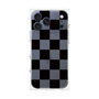 プレミアムスクエアケース［ 市松模様 - Black ］