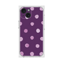 プレミアムスクエアケース［ 水彩ドット・レトロカラー - Purple ］