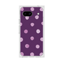 プレミアムスクエアケース［ 水彩ドット・レトロカラー - Purple ］