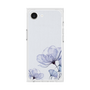 プレミアムスクエアケース［ Natural Flower - blue ］