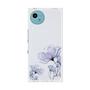 プレミアムスクエアケース［ Natural Flower - blue ］