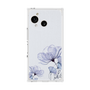 プレミアムスクエアケース［ Natural Flower - blue ］