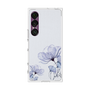 プレミアムスクエアケース［ Natural Flower - blue ］
