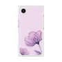 プレミアムスクエアケース［ Natural Flower - Purple ］