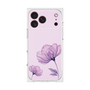 プレミアムスクエアケース［ Natural Flower - Purple ］