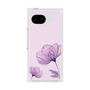 プレミアムスクエアケース［ Natural Flower - Purple ］