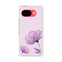 プレミアムスクエアケース［ Natural Flower - Purple ］