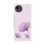 プレミアムスクエアケース［ Natural Flower - Purple ］