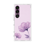 プレミアムスクエアケース［ Natural Flower - Purple ］