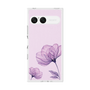 プレミアムスクエアケース［ Natural Flower - Purple ］