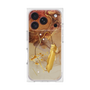 プレミアムスクエアケース［ Marble Nuance Painting Brown ］