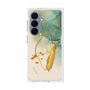 プレミアムスクエアケース［ Marble Nuance Painting Green ］