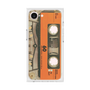 プレミアムスクエアケース［ RETORO CASSETTE TAPE - Skeleton Orange ］