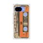 プレミアムスクエアケース［ RETORO CASSETTE TAPE - Skeleton Orange ］