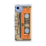 プレミアムスクエアケース［ RETORO CASSETTE TAPE - Skeleton Orange ］