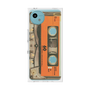 プレミアムスクエアケース［ RETORO CASSETTE TAPE - Skeleton Orange ］