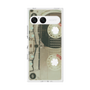 プレミアムスクエアケース［ RETORO CASSETTE TAPE - Skeleton Red ］