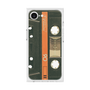 プレミアムスクエアケース［ RETORO CASSETTE TAPE - Opacity Black ］