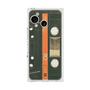 プレミアムスクエアケース［ RETORO CASSETTE TAPE - Opacity Black ］