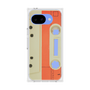 プレミアムスクエアケース［ RETORO CASSETTE TAPE - Opacity White ］