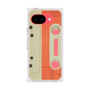 プレミアムスクエアケース［ RETORO CASSETTE TAPE - Opacity White ］