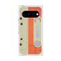 プレミアムスクエアケース［ RETORO CASSETTE TAPE - Opacity White ］