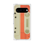プレミアムスクエアケース［ RETORO CASSETTE TAPE - Opacity White ］